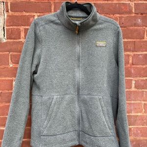 Men’s LLBean Full-Zip Sweatshirt.